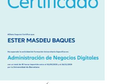 diploma administracion negocios digitales ester masdeu baques